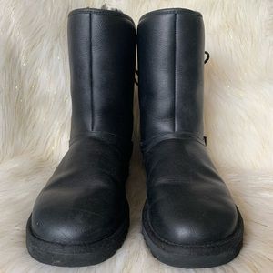 Short Leather uggs